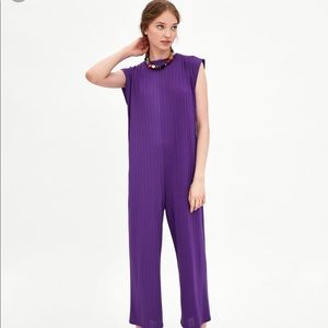 Zara purple romper